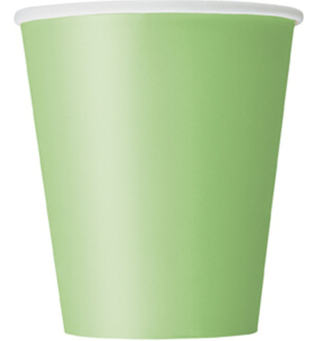 Papierový pohárik Lime green (14ks) - KL5204