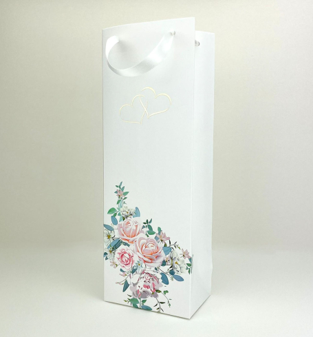 Papierová taška na svadobné víno - PT03-2153-60