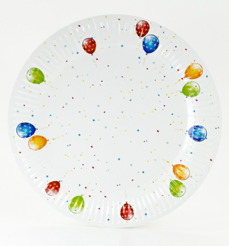 Party papierový tanier (8ks) - TL01-5002-01-S