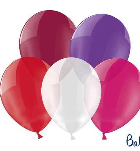 Párty balóniky - Strong Balloons Ø 30 cm, Crystal Mix (100 ks) - BL05-0001